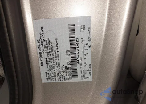 2004 Mercury Monterey z USA, uszkodzony, nr VIN 2MRDA20254BJ00429